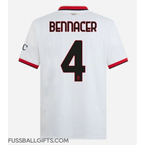 AC Milan Ismael Bennacer #4 Fußballbekleidung Auswärtstrikot 2024-25 Kurzarm